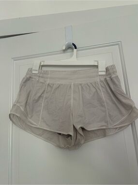 lululemon athletica white Performance Running Shorts